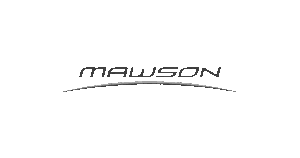 Mawson logo harmaa